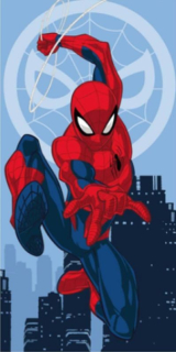 Osuška Spiderman Jump 03 70/140